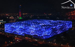 دانلود پاورپوینت استادیوم ورزش های آبی المپیک پکن (مکعب آب) - Image 4