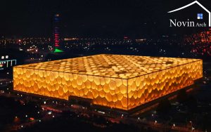 دانلود پاورپوینت استادیوم ورزش های آبی المپیک پکن (مکعب آب) - Image 5