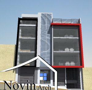 دانلود پروژه معماری آپارتمان 4 واحدی - Image 2
