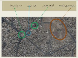 موقعیت گنبد علویان همدان