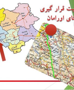 موقعیت قرارگیری روستای اورامان