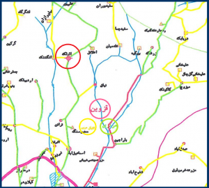 موقعیت روستای آلولک