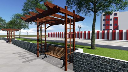 پروژه طراحی معماری پارک (بوستان)