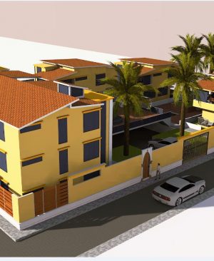 پروژه معماری مجموعه ویلایی