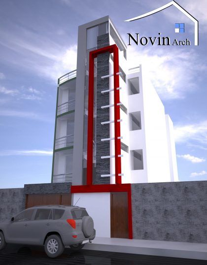 پروژه معماری مجتمع مسکونی