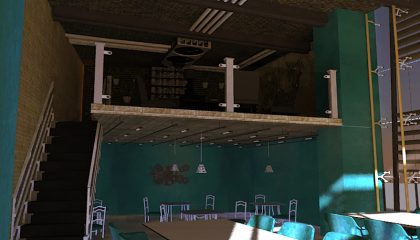 دانلود پروژه طراحی معماری فست فود - Image 3