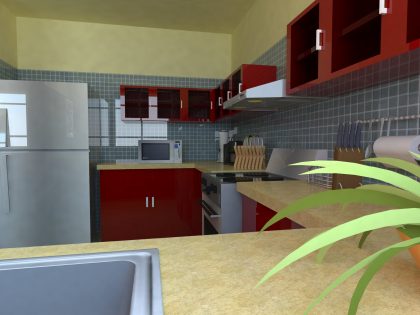 دانلود پروژه معماری ساختمان مسکونی با طراحی داخلی - Image 4