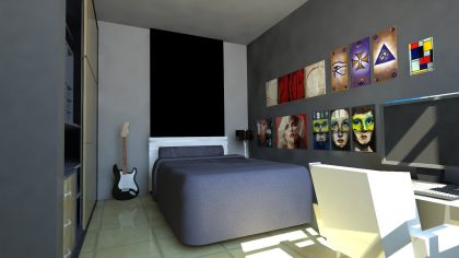 دانلود پروژه معماری ساختمان مسکونی با طراحی داخلی - Image 5