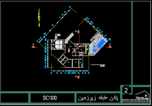 پلان طبقه زیزمین