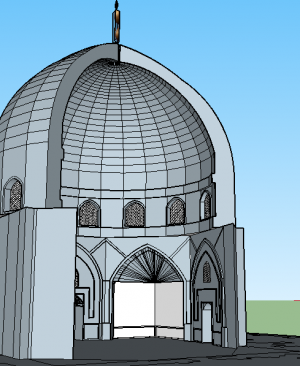 فایل سه بعدی گنبد خانه مسجد شیخ لطف الله