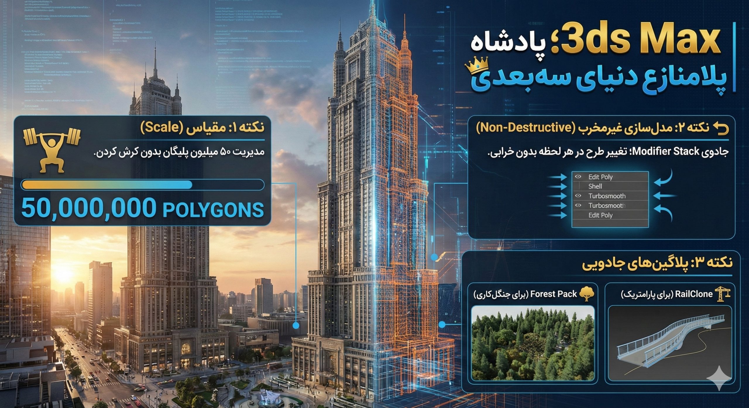 آموزش نرم افزار های معماری